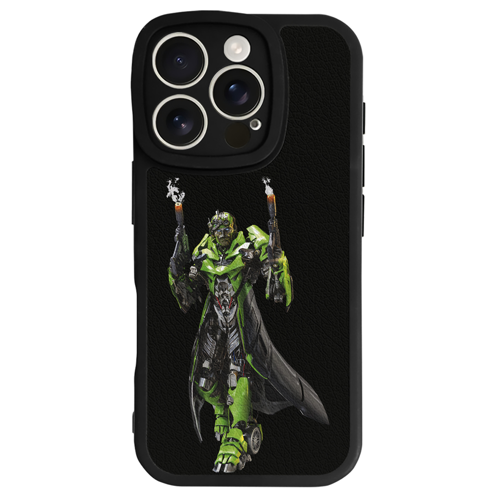 （画像用） Transformers トランスフォーマー 【iPhone 16シリーズ対応】シリコンスマホケース（レザー調） 材質：シリコン